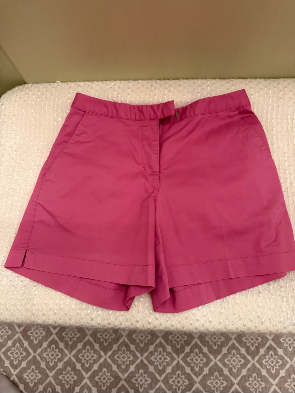 adidas Pink Women's Tailored Bermuda Shorts